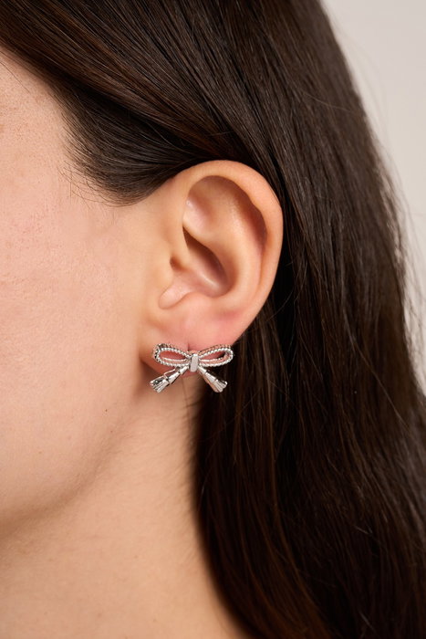 Heliophilia Silver Pendientes de Plata con Recubrimiento de Laca